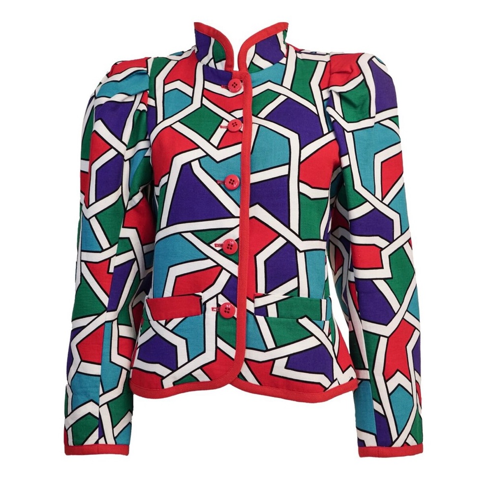 Yves Saint Laurent Color Block Design Jacket